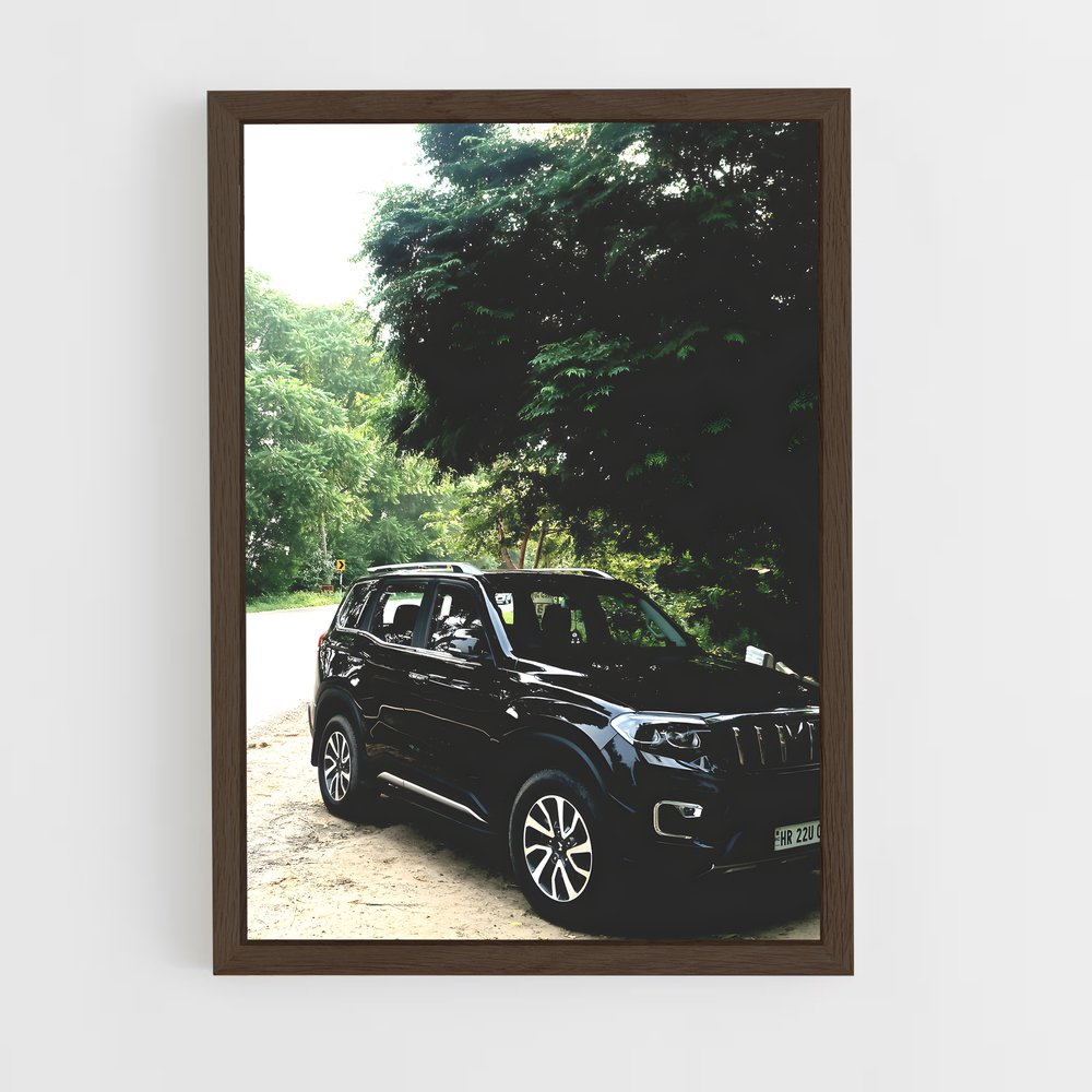 Poster Noir de la Nuit – affiche Mahindra (vue 5)